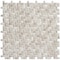 Andova Tiles SAMPLE Comfort 037 x 087 Glass Herringbone  Chevron Mosaic Wall Tile SAM-ANDCOM322 - alternate 1